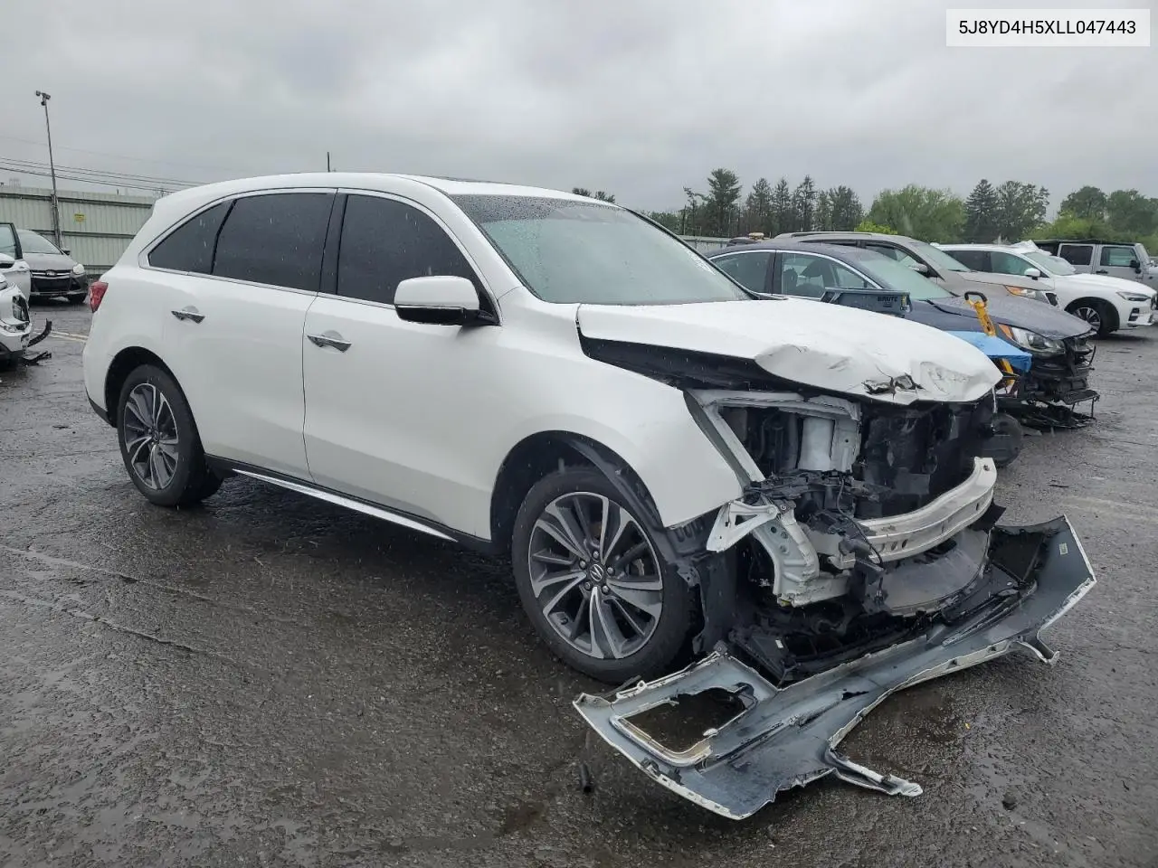 2020 Acura Mdx Technology VIN: 5J8YD4H5XLL047443 Lot: 56631525