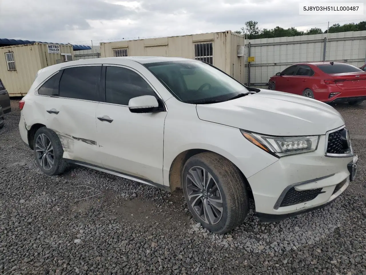 2020 Acura Mdx Technology VIN: 5J8YD3H51LL000487 Lot: 56923565