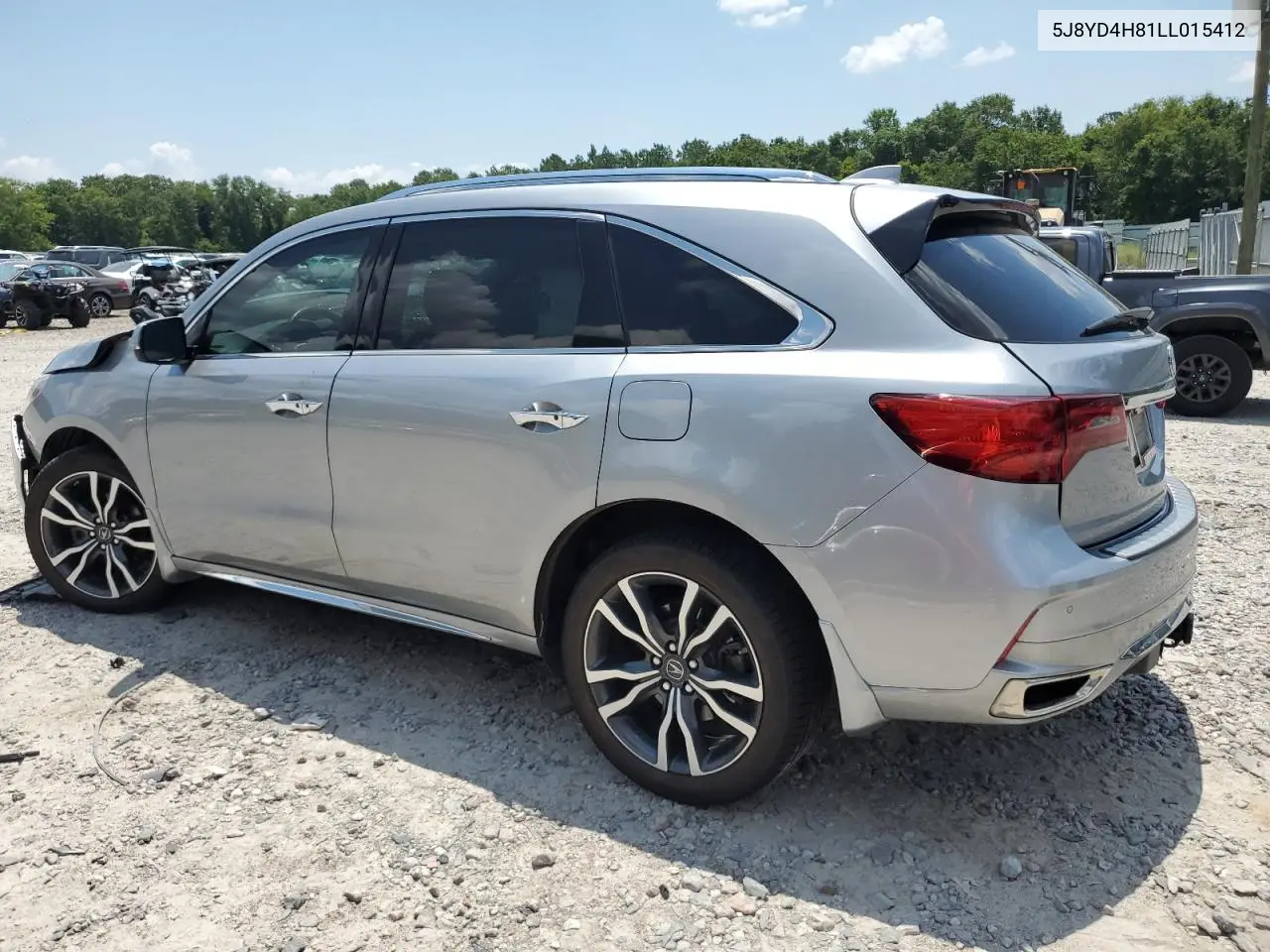 2020 Acura Mdx Advance VIN: 5J8YD4H81LL015412 Lot: 61977985