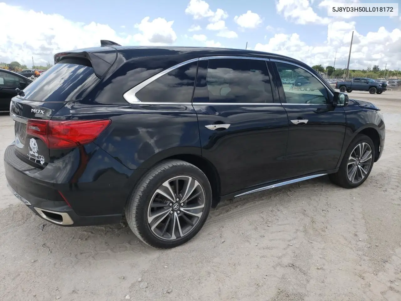 2020 Acura Mdx Technology VIN: 5J8YD3H50LL018172 Lot: 62279265