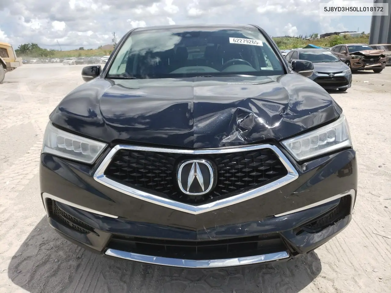 2020 Acura Mdx Technology VIN: 5J8YD3H50LL018172 Lot: 62279265