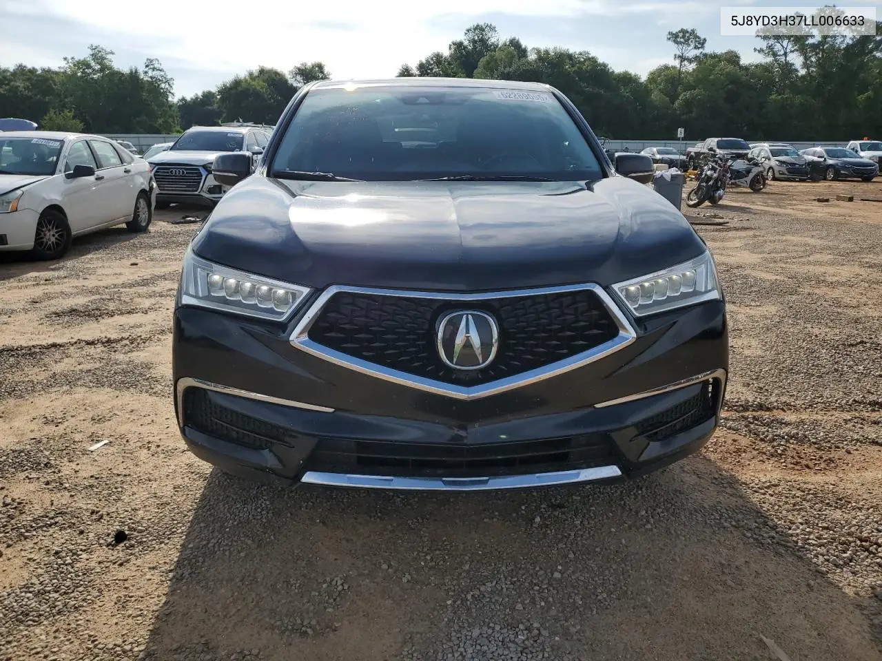 2020 Acura Mdx VIN: 5J8YD3H37LL006633 Lot: 62289595