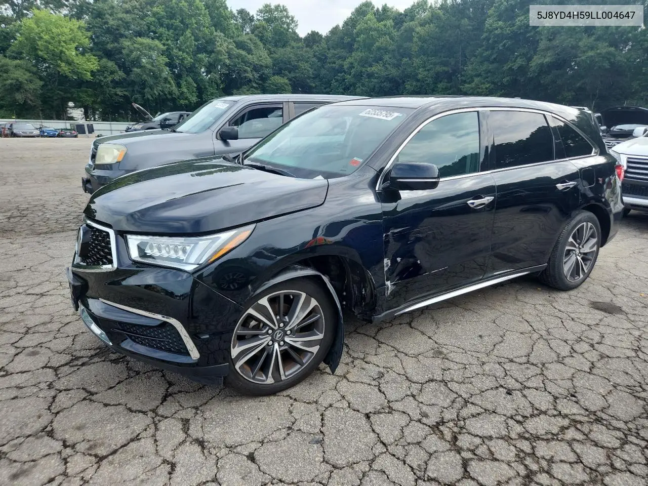 2020 Acura Mdx Technology VIN: 5J8YD4H59LL004647 Lot: 62535795