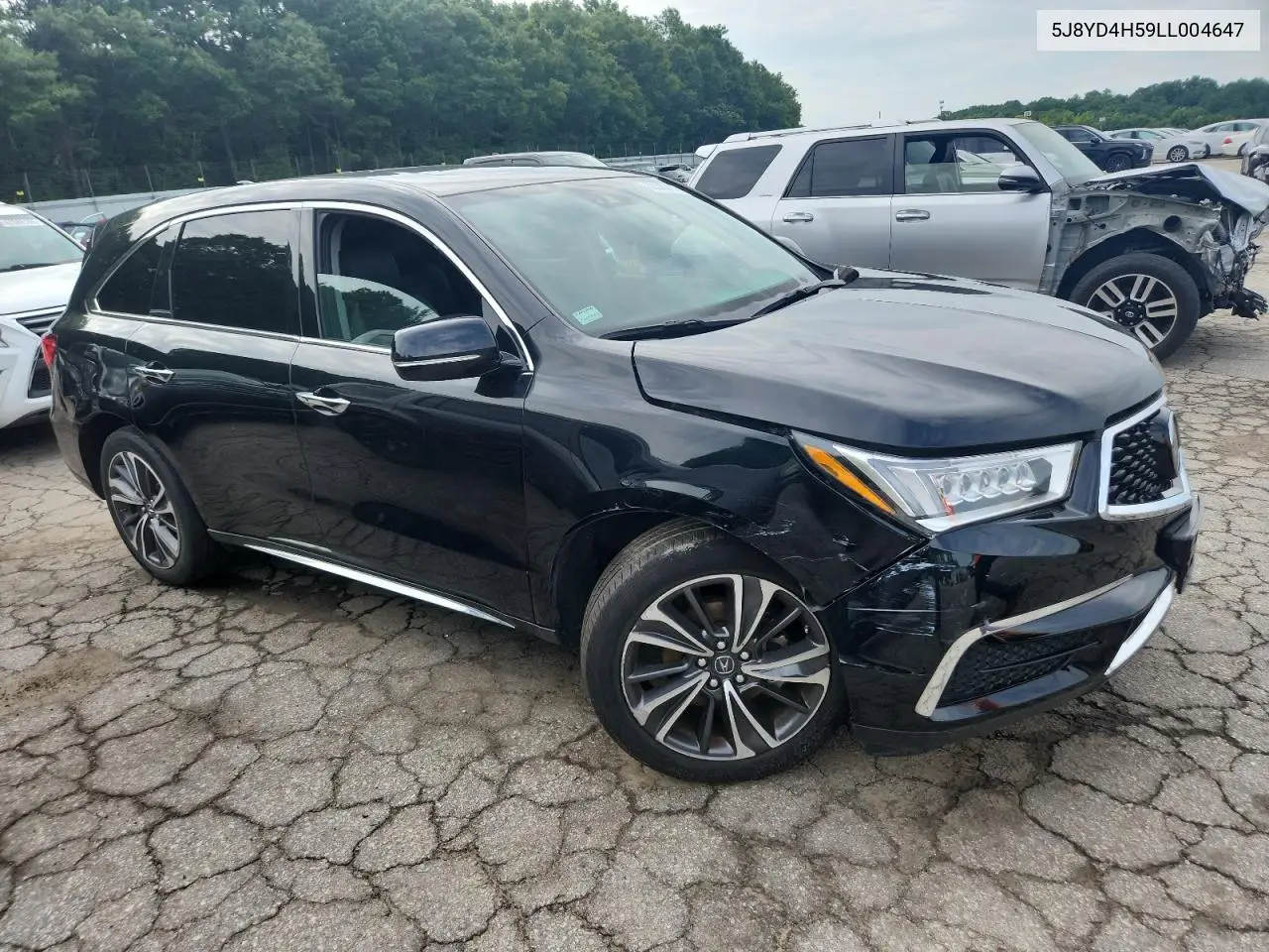 2020 Acura Mdx Technology VIN: 5J8YD4H59LL004647 Lot: 62535795