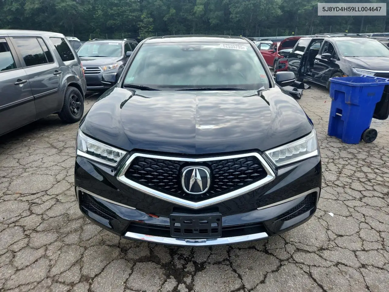 2020 Acura Mdx Technology VIN: 5J8YD4H59LL004647 Lot: 62535795