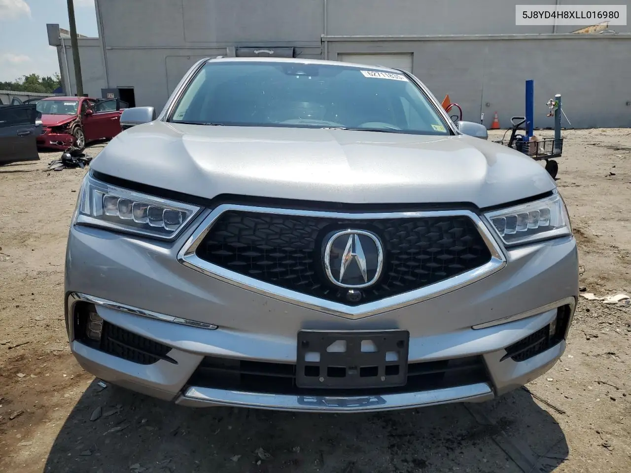 2020 Acura Mdx Advance VIN: 5J8YD4H8XLL016980 Lot: 62711835