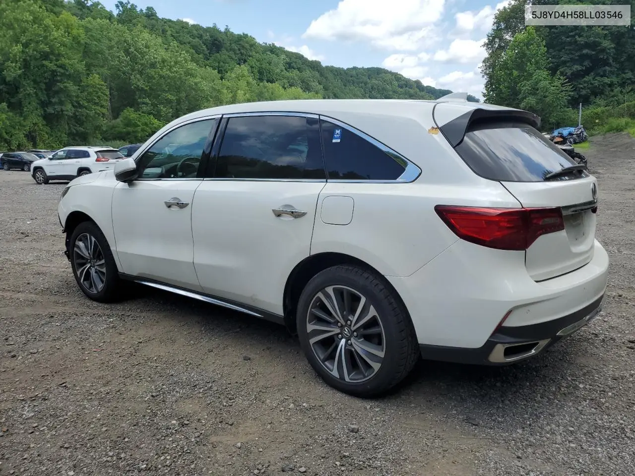 2020 Acura Mdx Technology VIN: 5J8YD4H58LL03546 Lot: 62825925