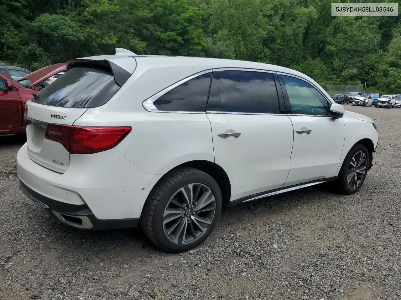 2020 Acura Mdx Technology VIN: 5J8YD4H58LL03546 Lot: 62825925