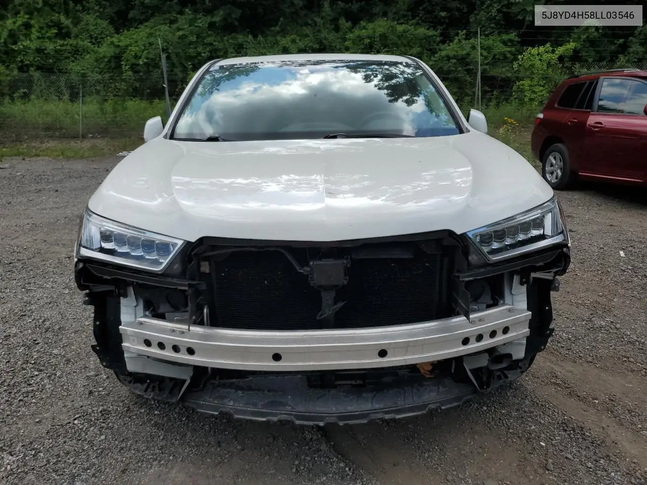 2020 Acura Mdx Technology VIN: 5J8YD4H58LL03546 Lot: 62825925