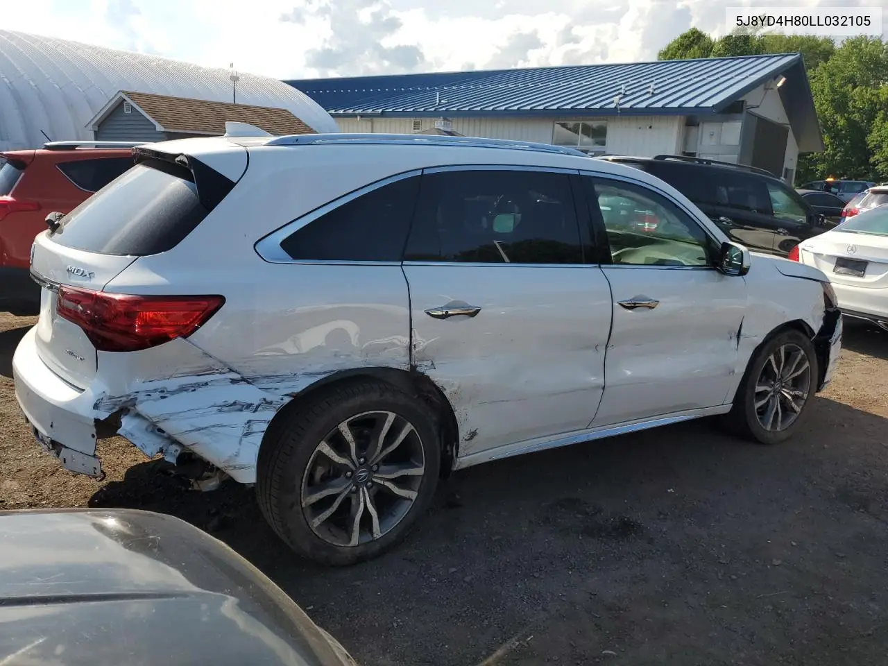 2020 Acura Mdx Advance VIN: 5J8YD4H80LL032105 Lot: 62844935