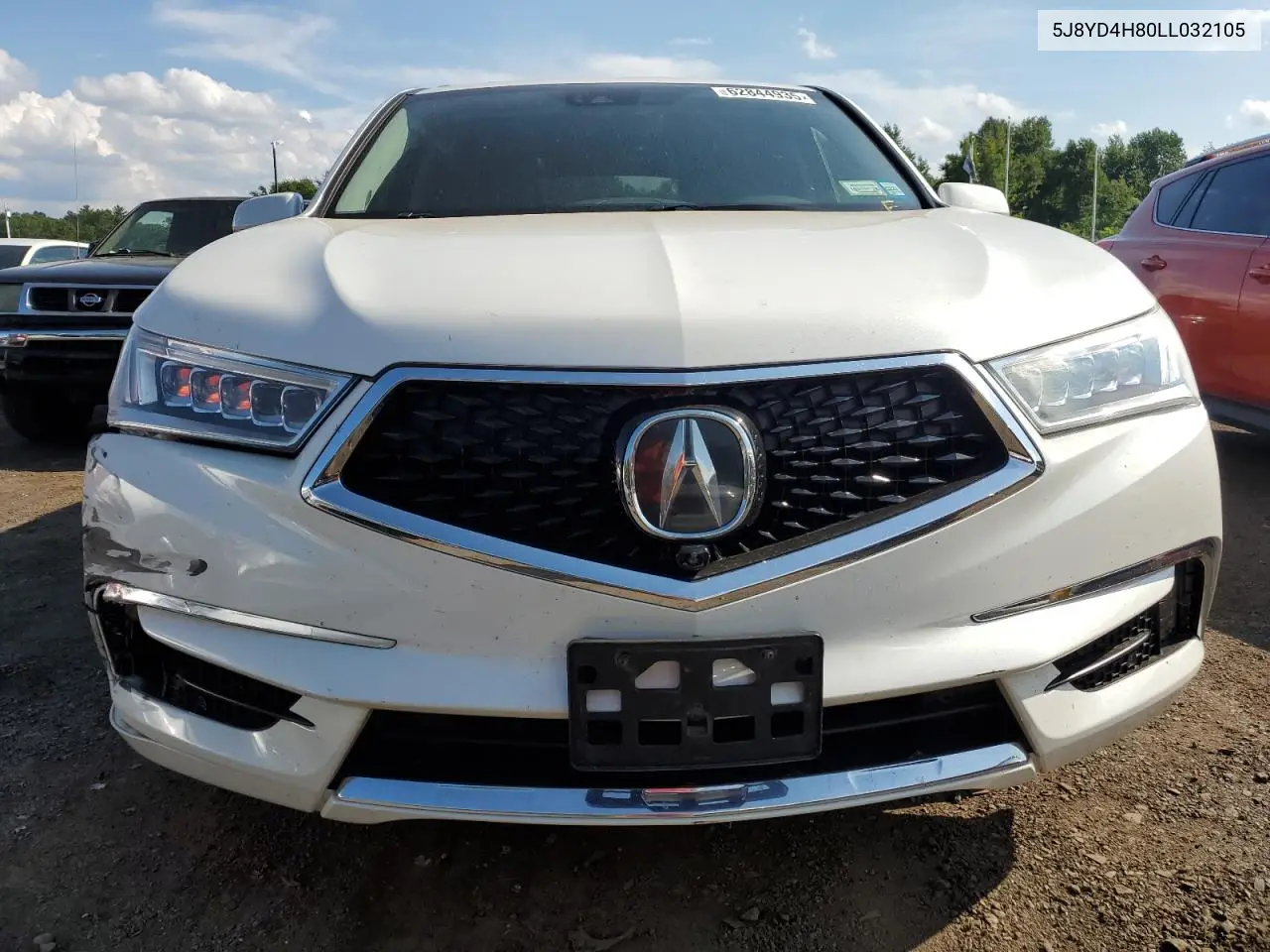 2020 Acura Mdx Advance VIN: 5J8YD4H80LL032105 Lot: 62844935