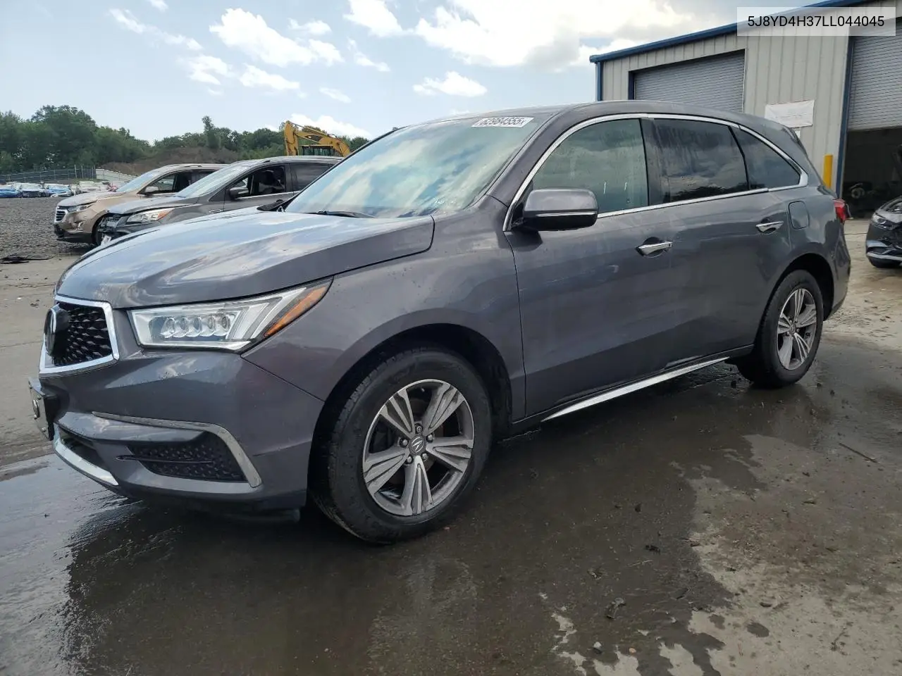 2020 Acura Mdx VIN: 5J8YD4H37LL044045 Lot: 62984555
