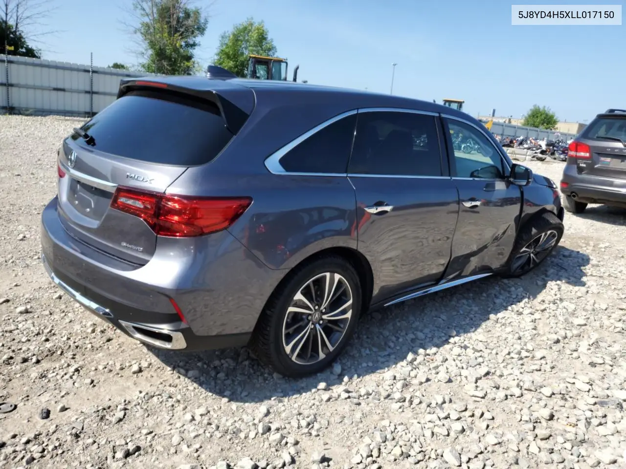 2020 Acura Mdx Technology VIN: 5J8YD4H5XLL017150 Lot: 64248205