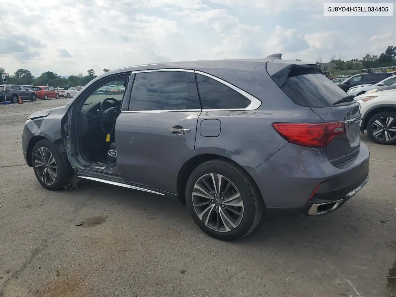 2020 Acura Mdx Technology VIN: 5J8YD4H53LL034405 Lot: 64508855