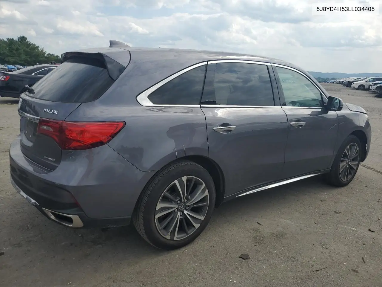 2020 Acura Mdx Technology VIN: 5J8YD4H53LL034405 Lot: 64508855