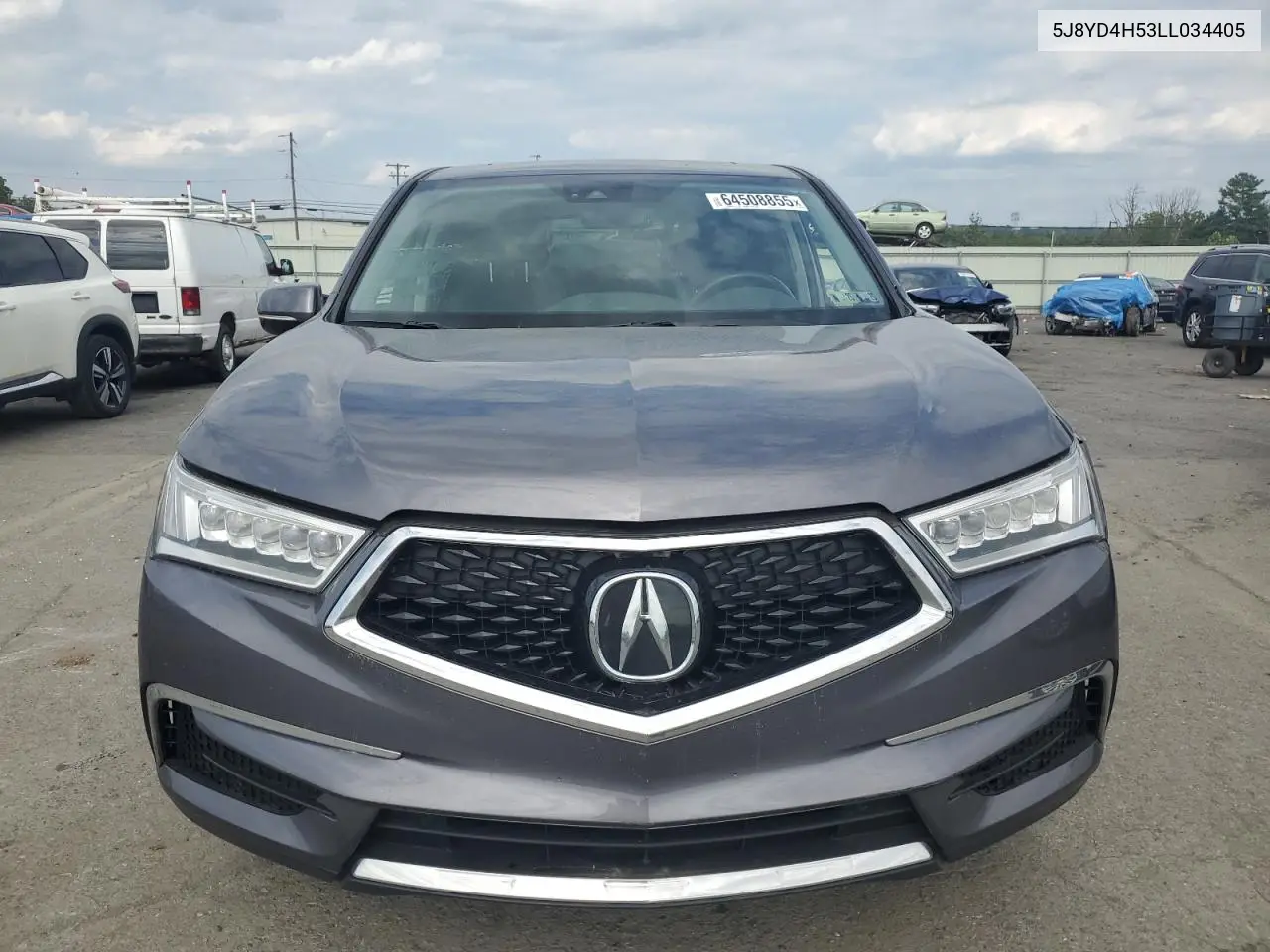 2020 Acura Mdx Technology VIN: 5J8YD4H53LL034405 Lot: 64508855
