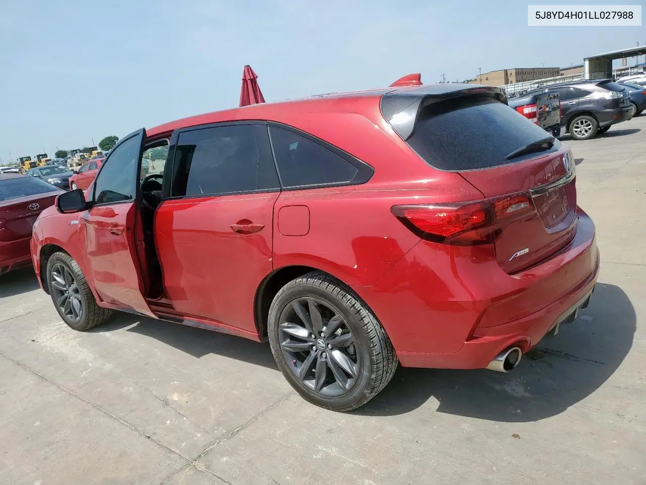 2020 Acura Mdx A-Spec VIN: 5J8YD4H01LL027988 Lot: 65419815