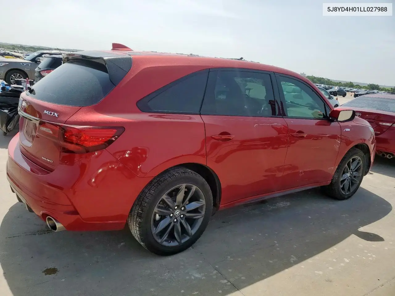 2020 Acura Mdx A-Spec VIN: 5J8YD4H01LL027988 Lot: 65419815