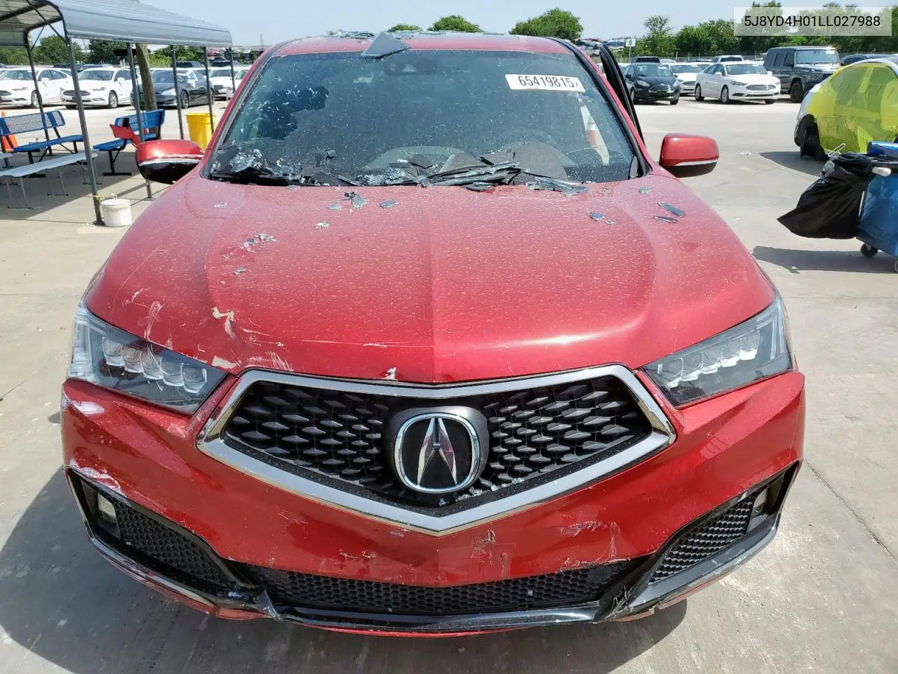 2020 Acura Mdx A-Spec VIN: 5J8YD4H01LL027988 Lot: 65419815
