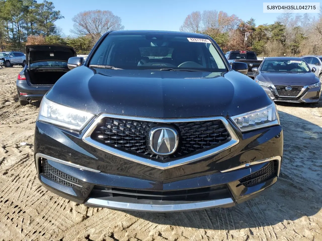 2020 Acura Mdx VIN: 5J8YD4H35LL042715 Lot: 82877994