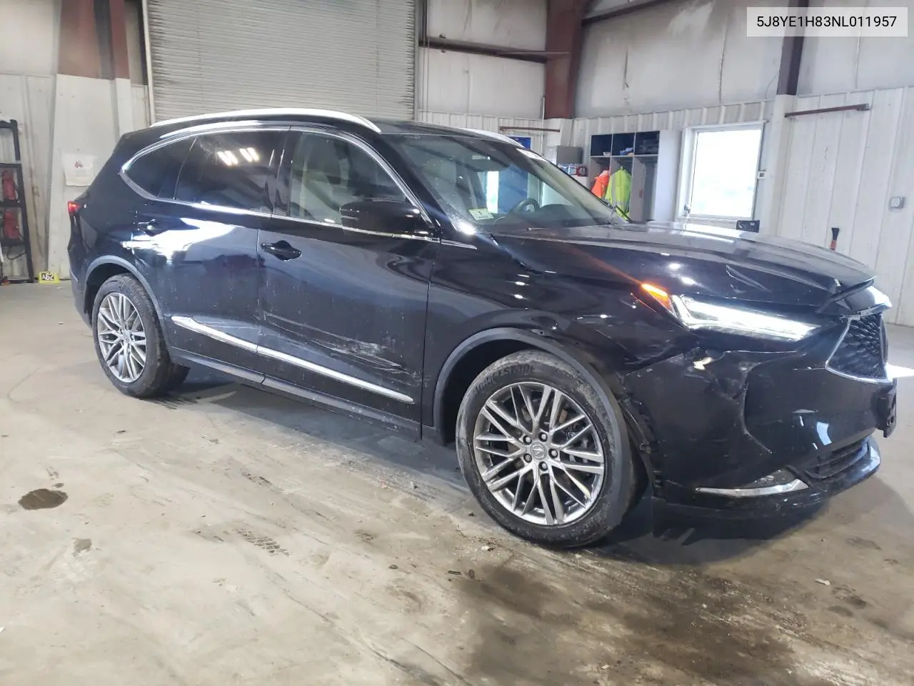 2022 Acura Mdx Advance VIN: 5J8YE1H83NL011957 Lot: 47134435