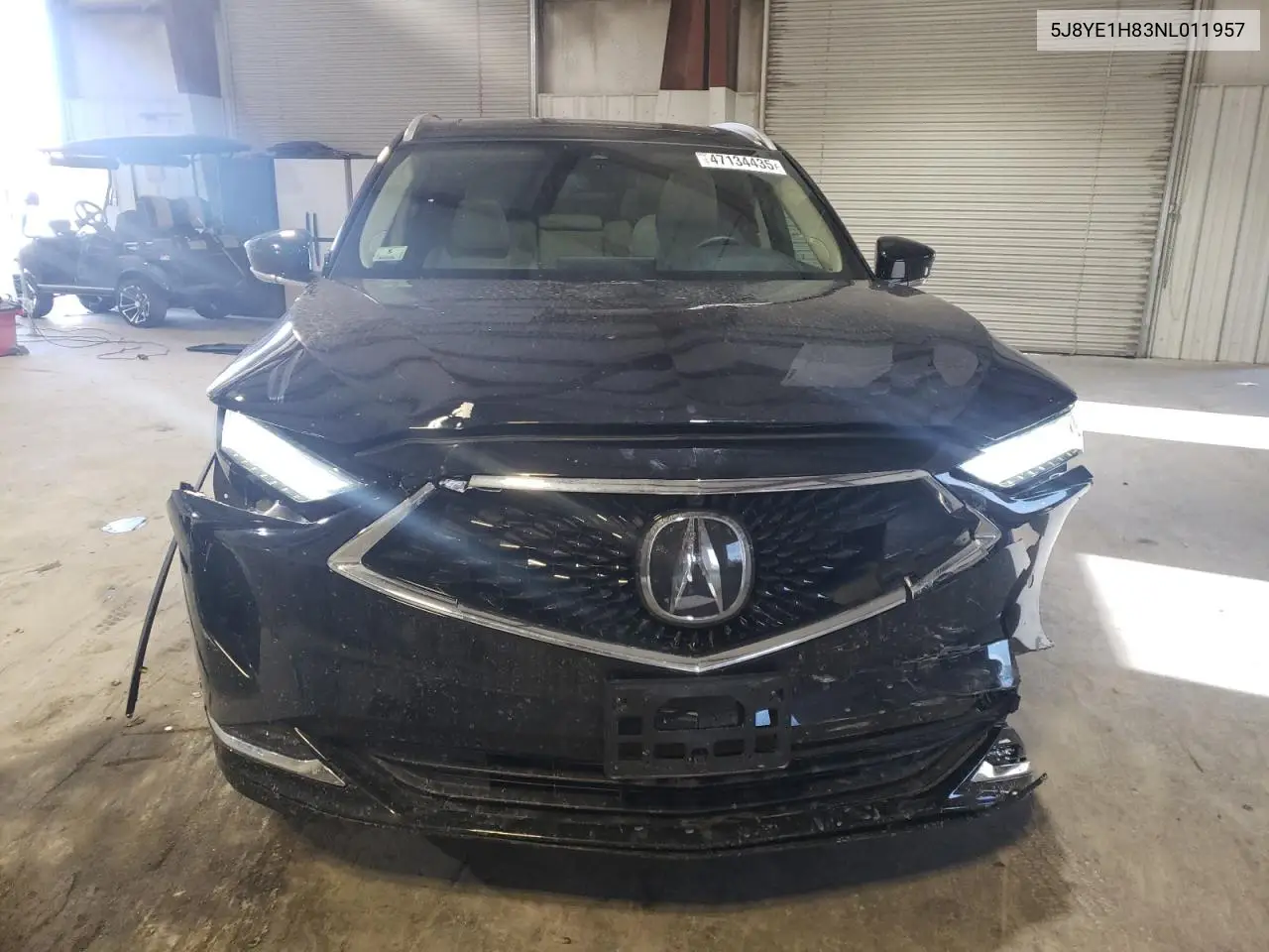 2022 Acura Mdx Advance VIN: 5J8YE1H83NL011957 Lot: 47134435