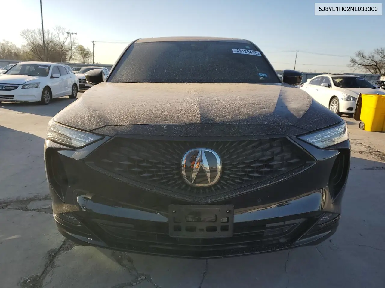 2022 Acura Mdx A-Spec VIN: 5J8YE1H02NL033300 Lot: 49188415