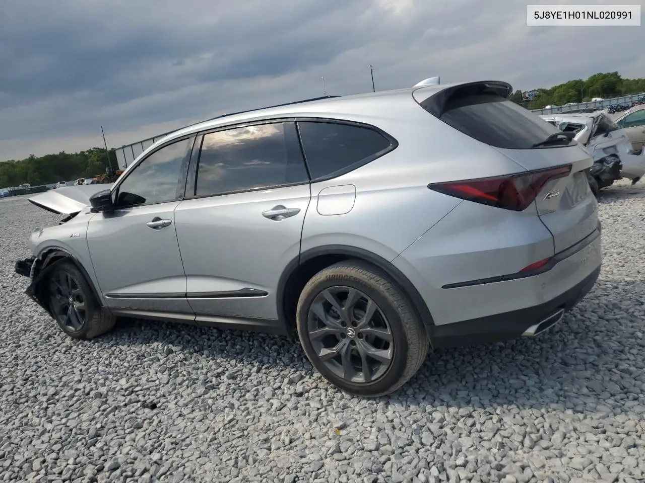 2022 Acura Mdx A-Spec VIN: 5J8YE1H01NL020991 Lot: 50506325
