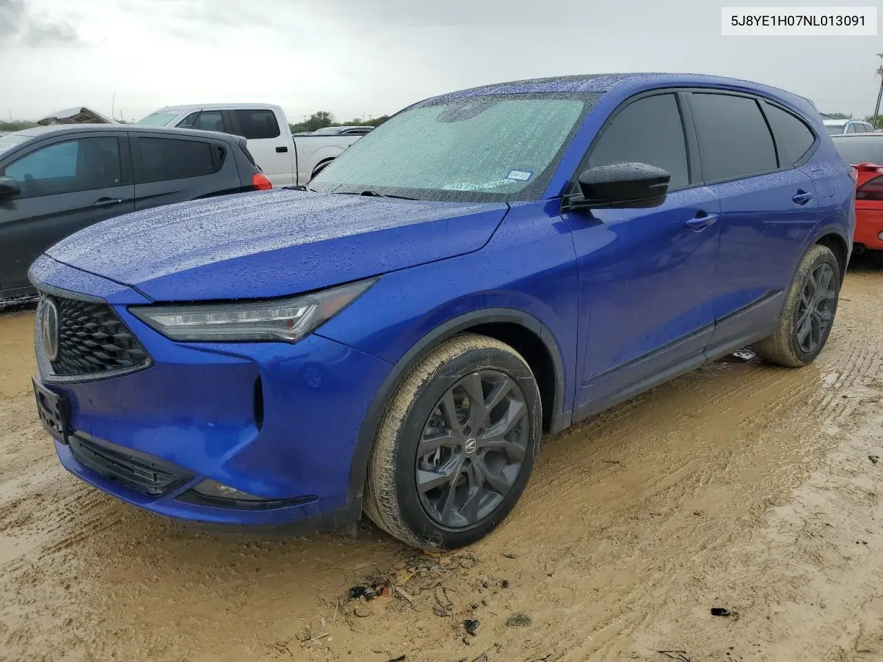 2022 Acura Mdx A-Spec VIN: 5J8YE1H07NL013091 Lot: 50759465
