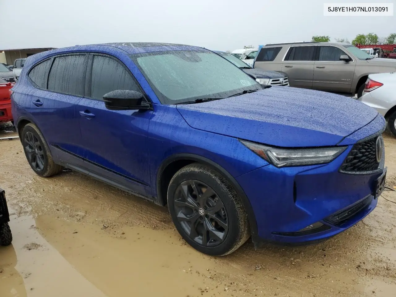 2022 Acura Mdx A-Spec VIN: 5J8YE1H07NL013091 Lot: 50759465