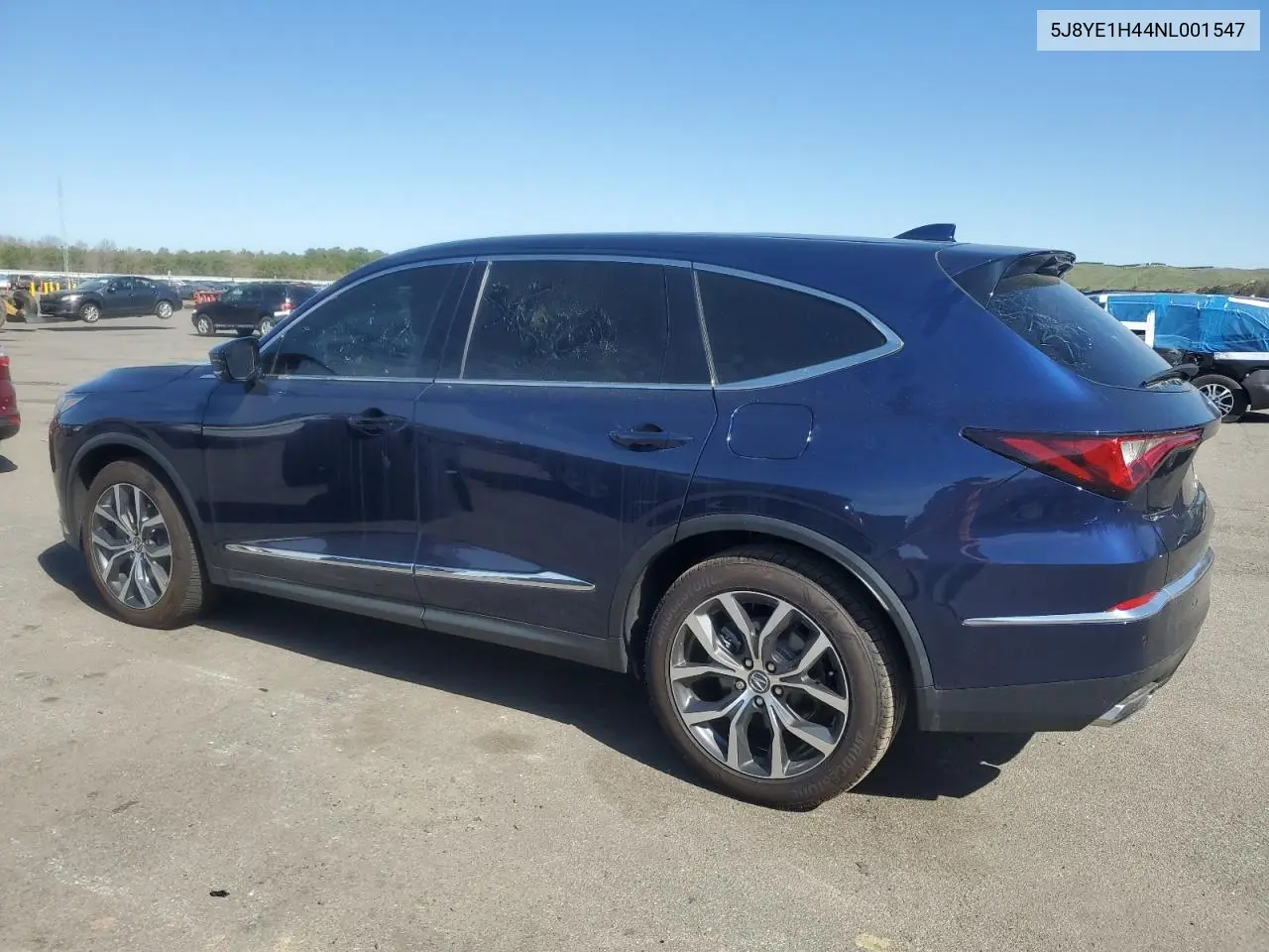2022 Acura Mdx Technology VIN: 5J8YE1H44NL001547 Lot: 51621735