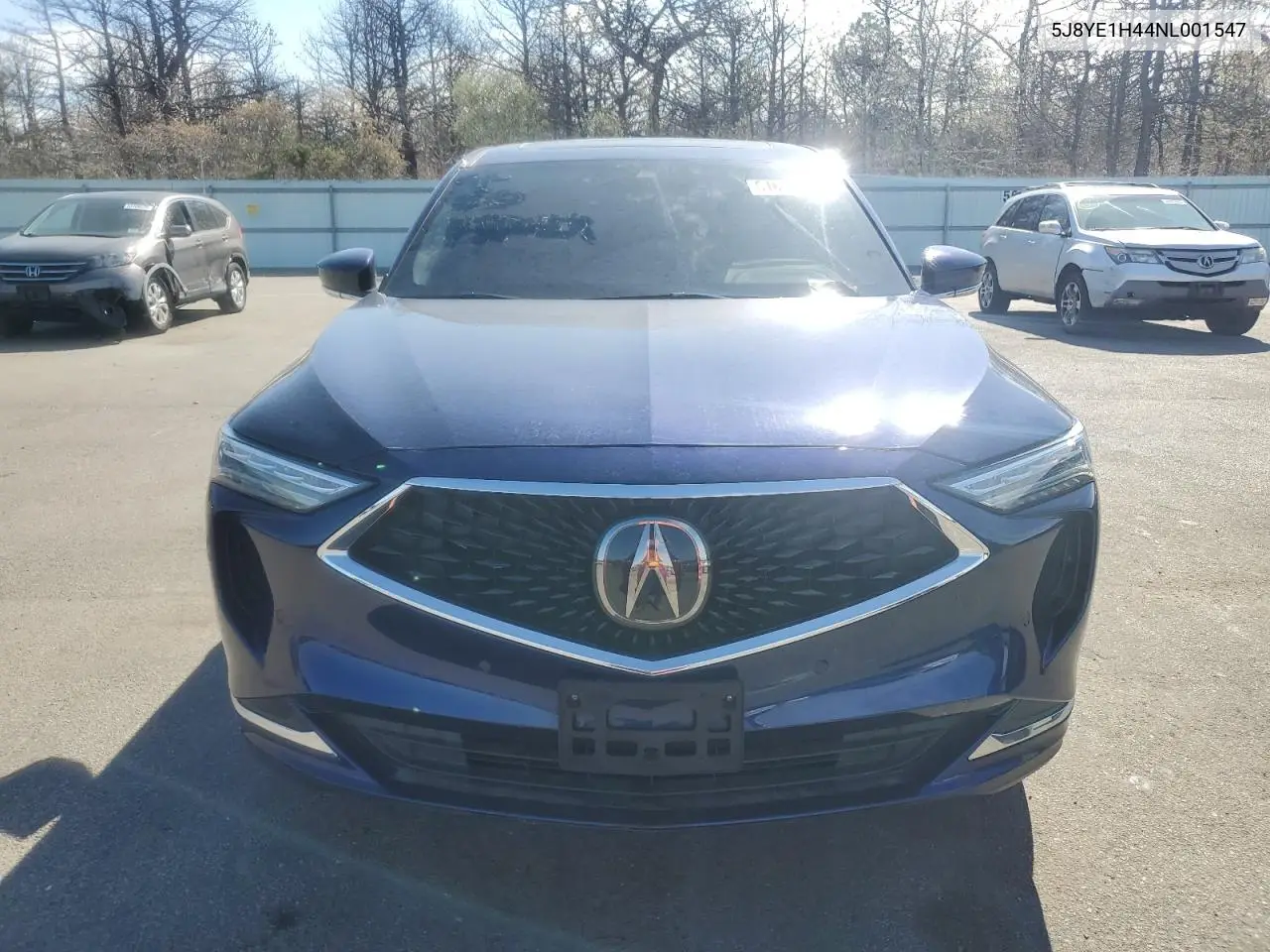 2022 Acura Mdx Technology VIN: 5J8YE1H44NL001547 Lot: 51621735