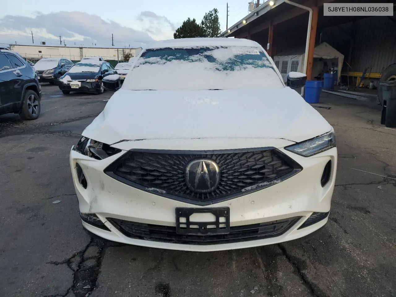 2022 Acura Mdx A-Spec VIN: 5J8YE1H08NL036038 Lot: 51639095