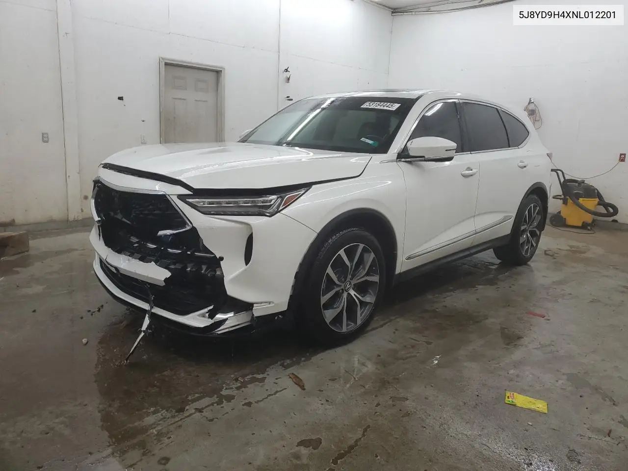 2022 Acura Mdx Technology VIN: 5J8YD9H4XNL012201 Lot: 53184445