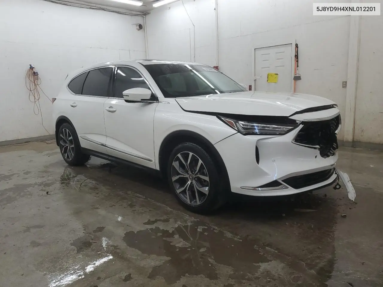 2022 Acura Mdx Technology VIN: 5J8YD9H4XNL012201 Lot: 53184445