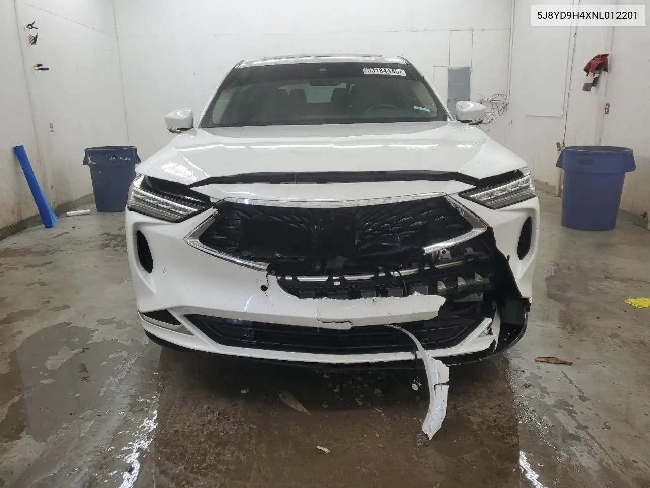 2022 Acura Mdx Technology VIN: 5J8YD9H4XNL012201 Lot: 53184445