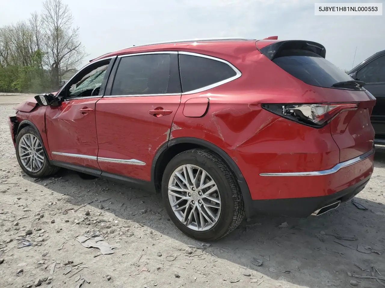 2022 Acura Mdx Advance VIN: 5J8YE1H81NL000553 Lot: 53269365