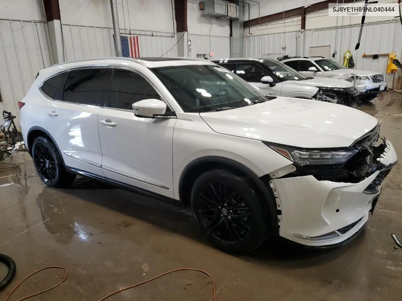 2022 Acura Mdx Advance VIN: 5J8YE1H89NL040444 Lot: 53535545