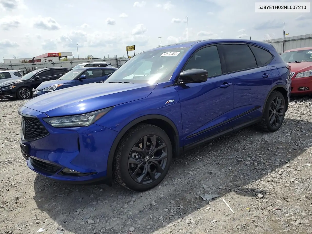 2022 Acura Mdx A-Spec VIN: 5J8YE1H03NL007210 Lot: 53582985