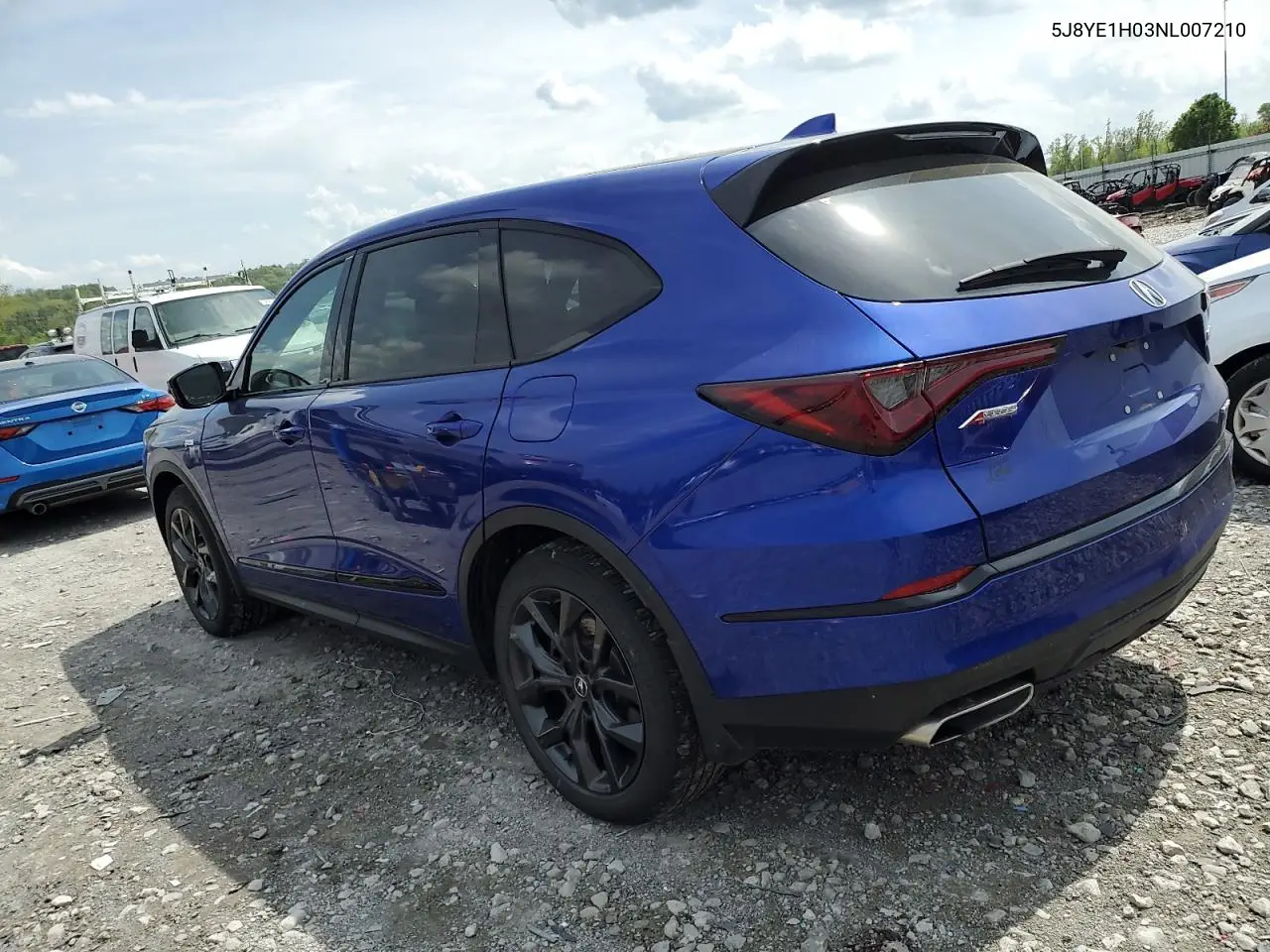 2022 Acura Mdx A-Spec VIN: 5J8YE1H03NL007210 Lot: 53582985