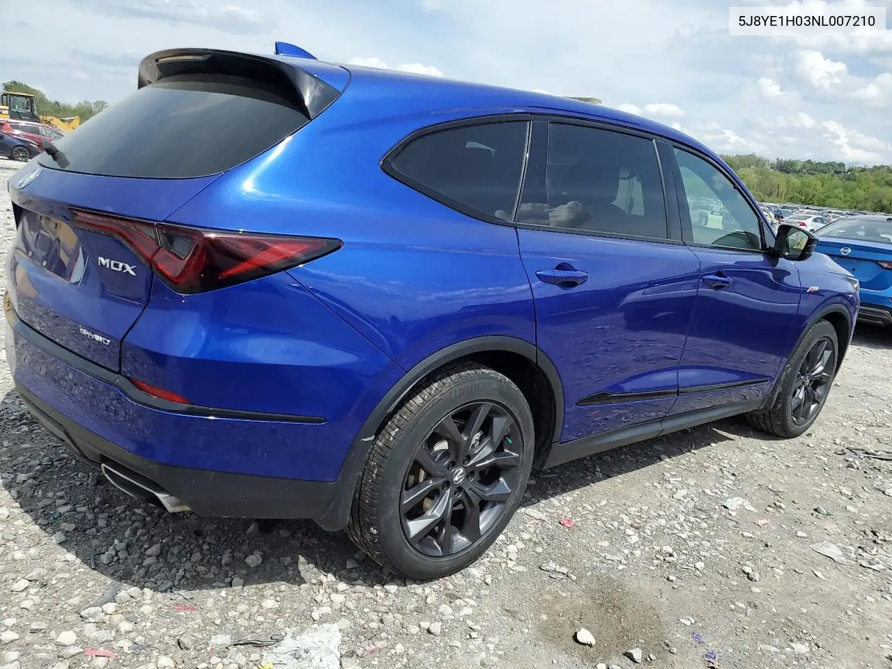2022 Acura Mdx A-Spec VIN: 5J8YE1H03NL007210 Lot: 53582985
