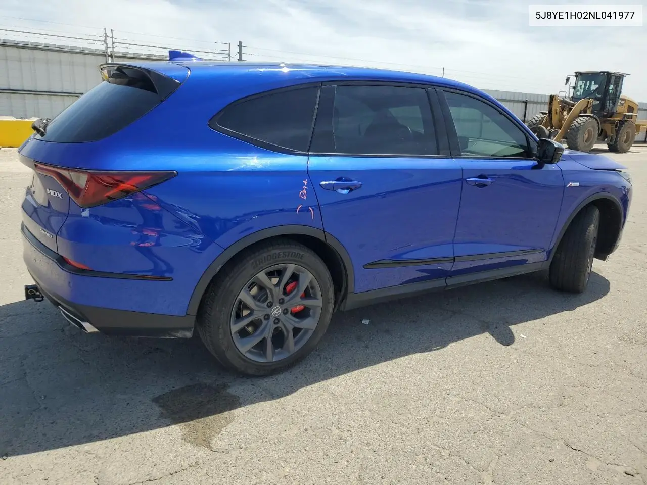 2022 Acura Mdx A-Spec VIN: 5J8YE1H02NL041977 Lot: 54224465
