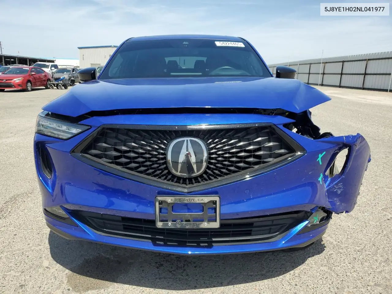 2022 Acura Mdx A-Spec VIN: 5J8YE1H02NL041977 Lot: 54224465