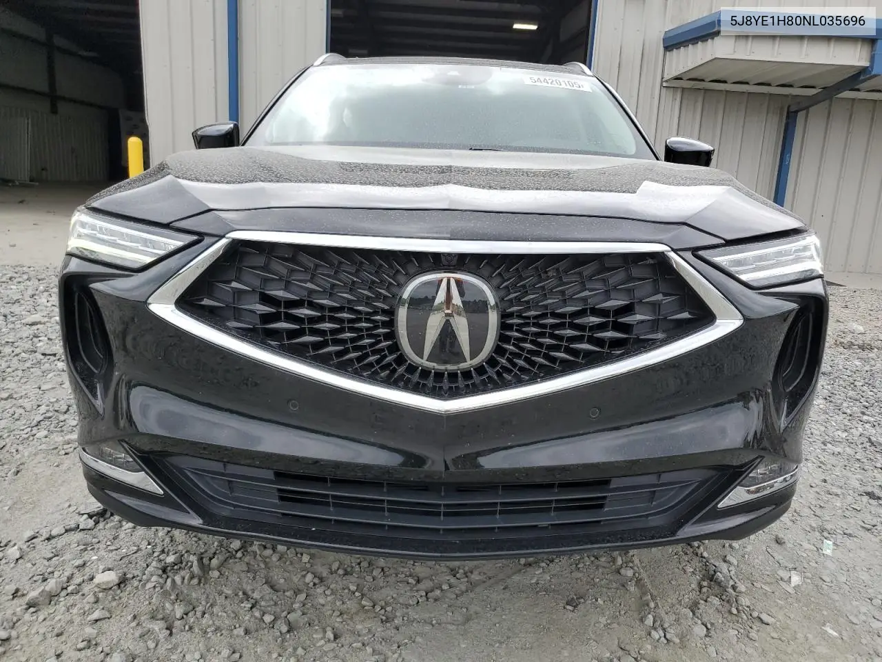 2022 Acura Mdx Advance VIN: 5J8YE1H80NL035696 Lot: 54420105