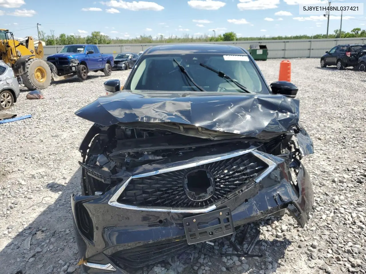 2022 Acura Mdx Technology VIN: 5J8YE1H48NL037421 Lot: 54993655
