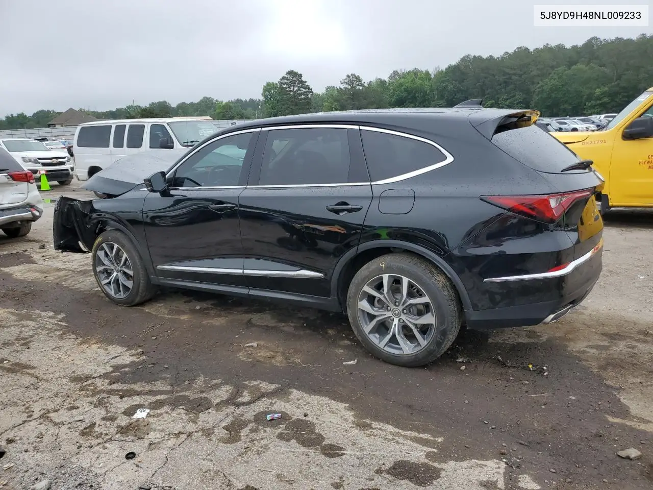 2022 Acura Mdx Technology VIN: 5J8YD9H48NL009233 Lot: 55588145