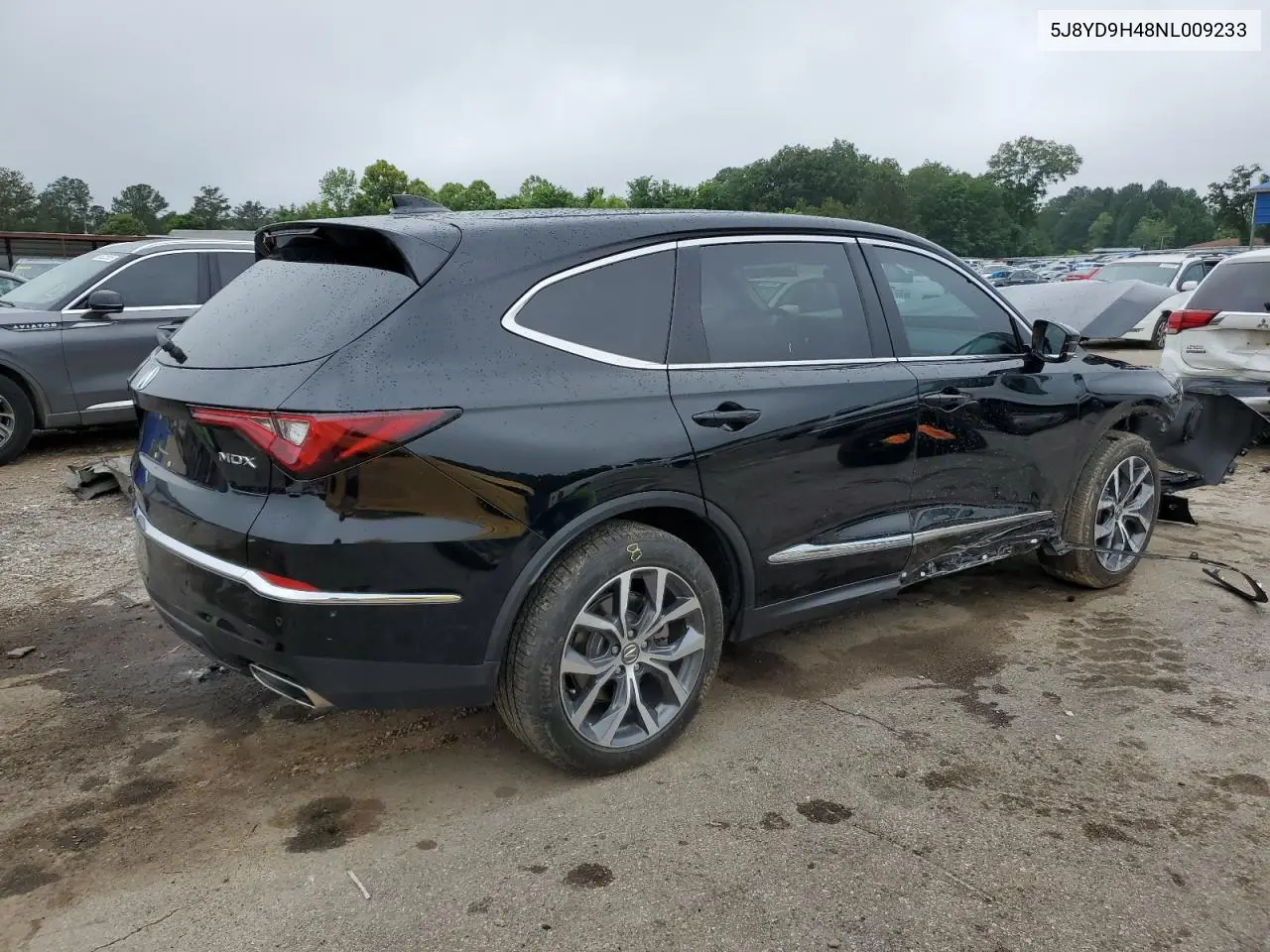 2022 Acura Mdx Technology VIN: 5J8YD9H48NL009233 Lot: 55588145