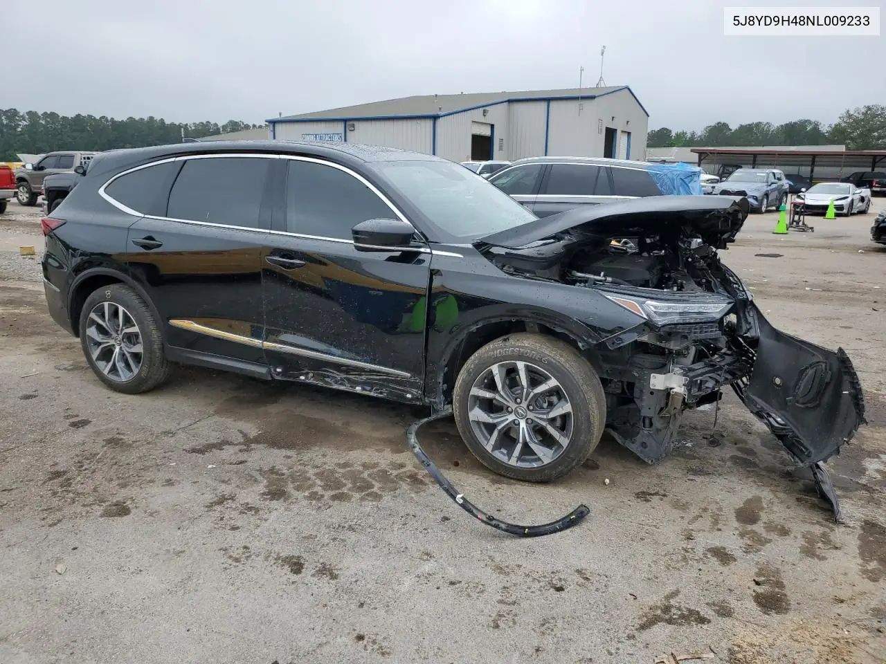 2022 Acura Mdx Technology VIN: 5J8YD9H48NL009233 Lot: 55588145