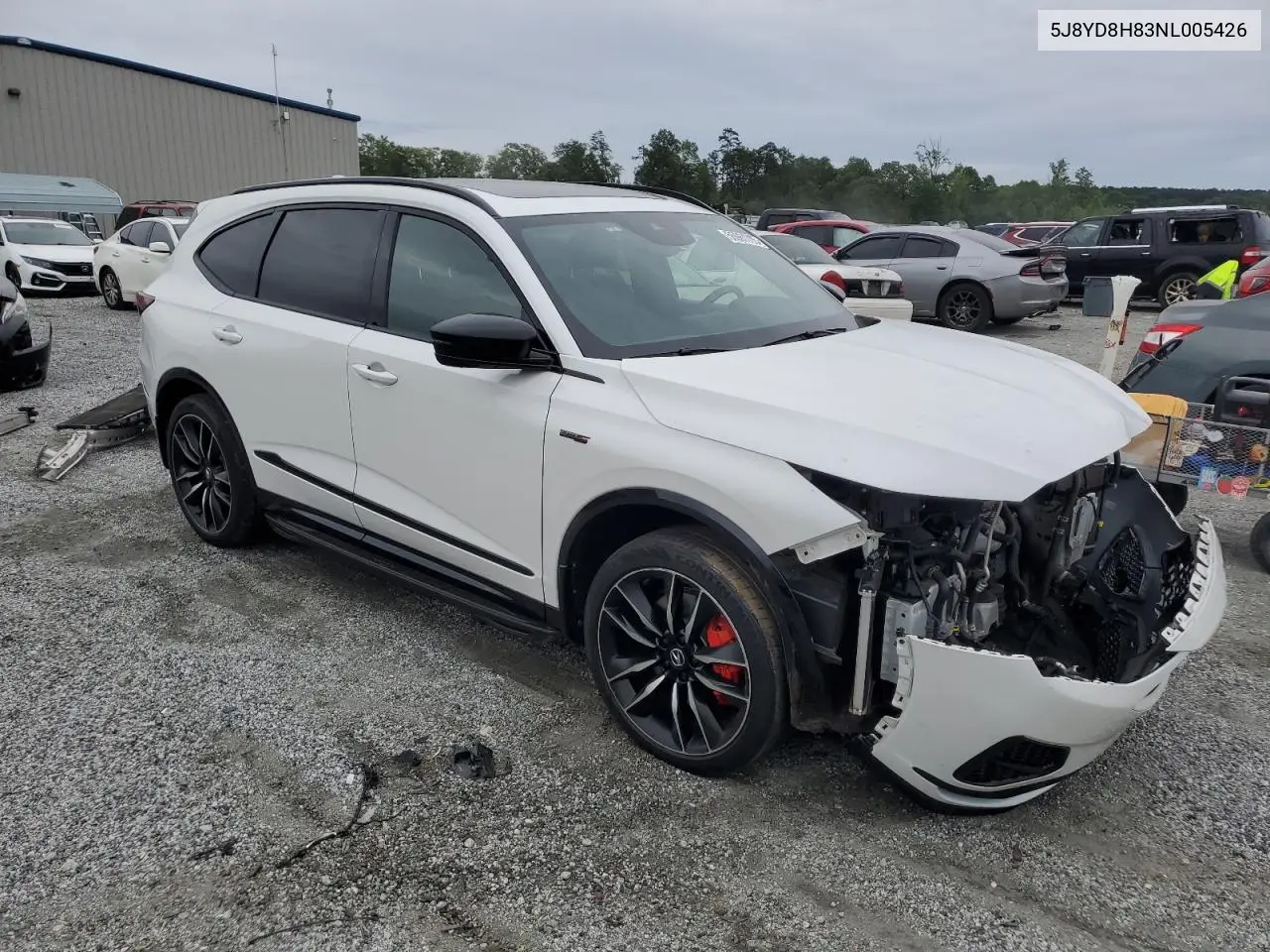 2022 Acura Mdx Type S Advance VIN: 5J8YD8H83NL005426 Lot: 55961795