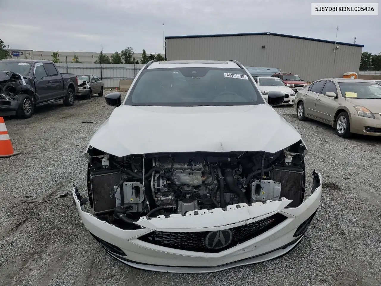 2022 Acura Mdx Type S Advance VIN: 5J8YD8H83NL005426 Lot: 55961795